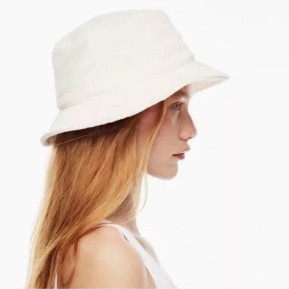 TNA Beige Bucket Hat